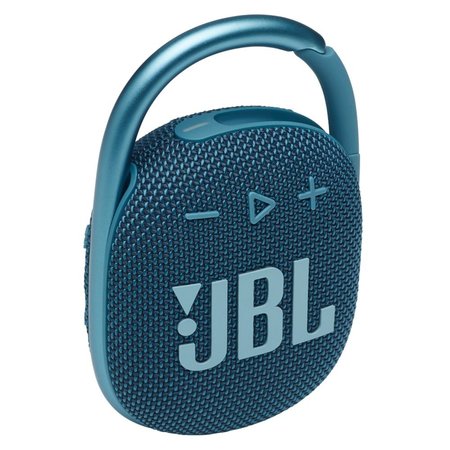 JBL Clip 4 Waterproof Bluetooth Speaker, Blue JBLCLIP4BLUAM